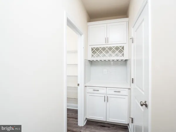 a close view of closet