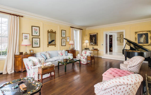 16 Rock Ridge Avenue Greenwich, CT 06831 - Photo 15 of 57 a living room with furniture or couch and a wooden floor