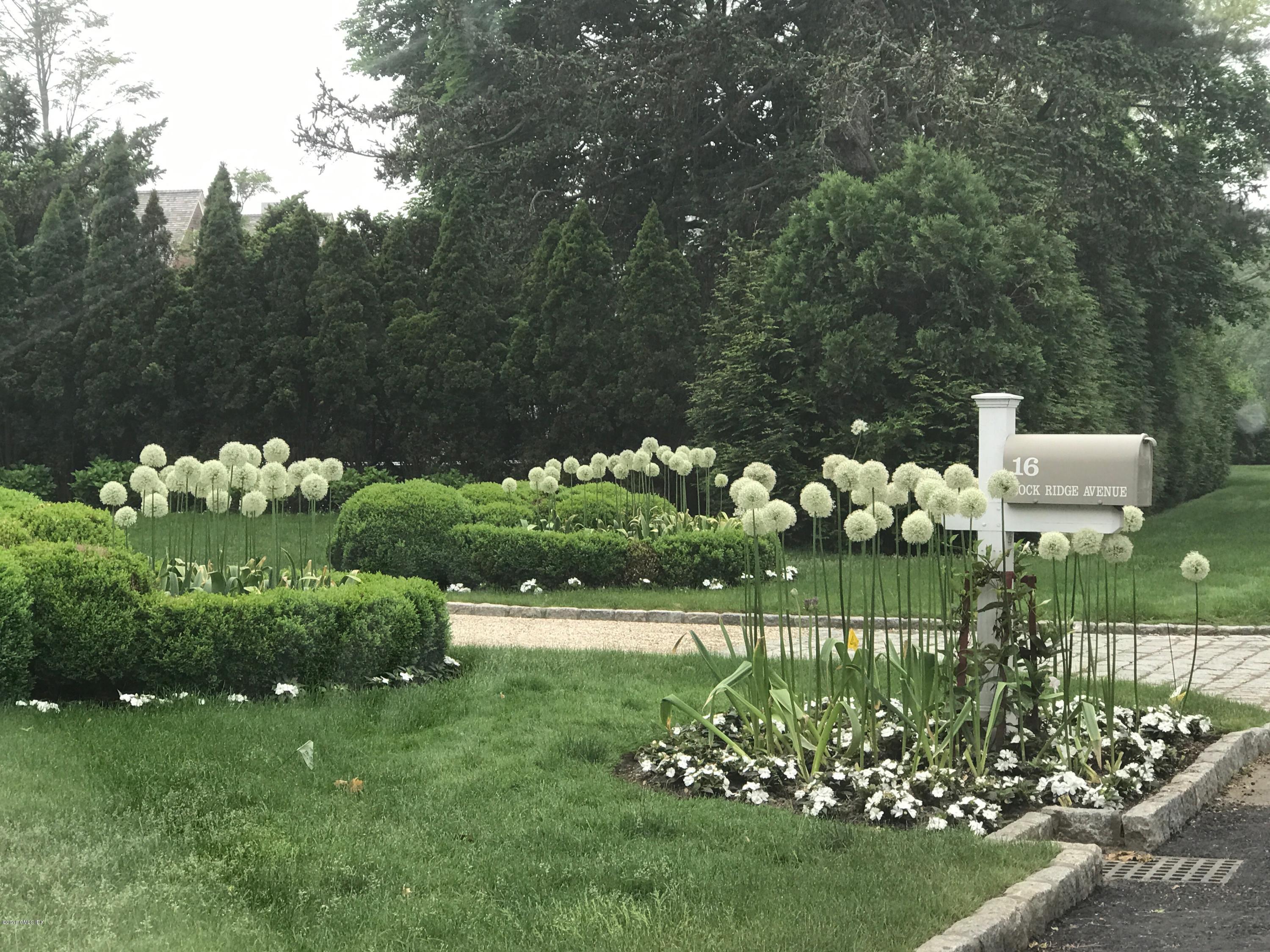 16 Rock Ridge Avenue Greenwich, CT 06831 - Photo 2 of 57 a view of a bunch of flowers in it