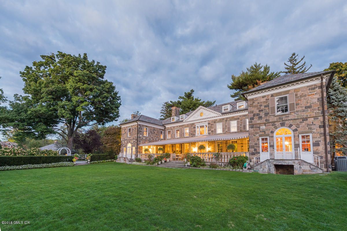 16 Rock Ridge Avenue Greenwich, CT 06831 - Photo 8 of 57 Evening Back View 3