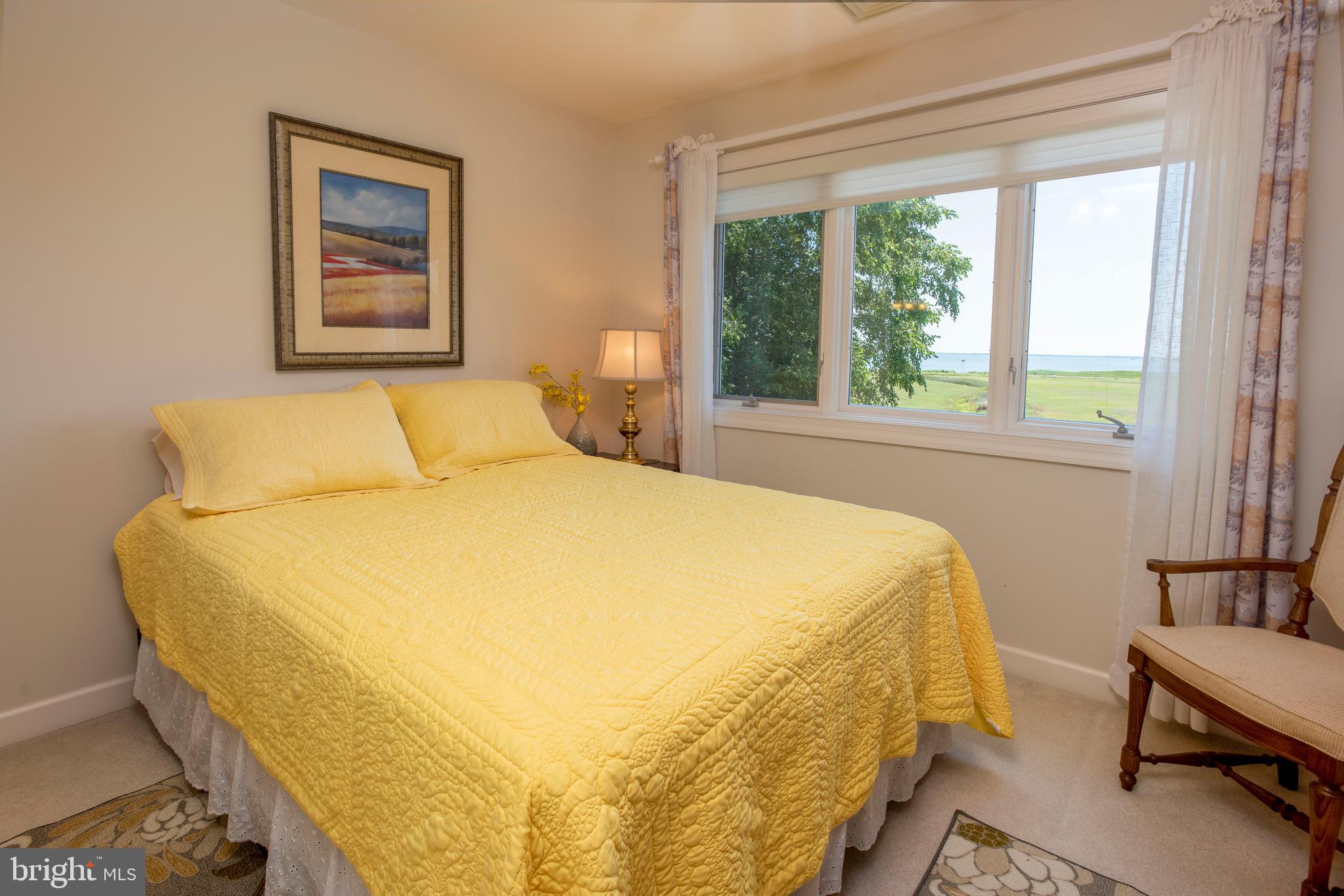 21445 Island Club Road Tilghman, MD 21671 - Photo 30 of 37 Upstairs Bedroom with Water Views