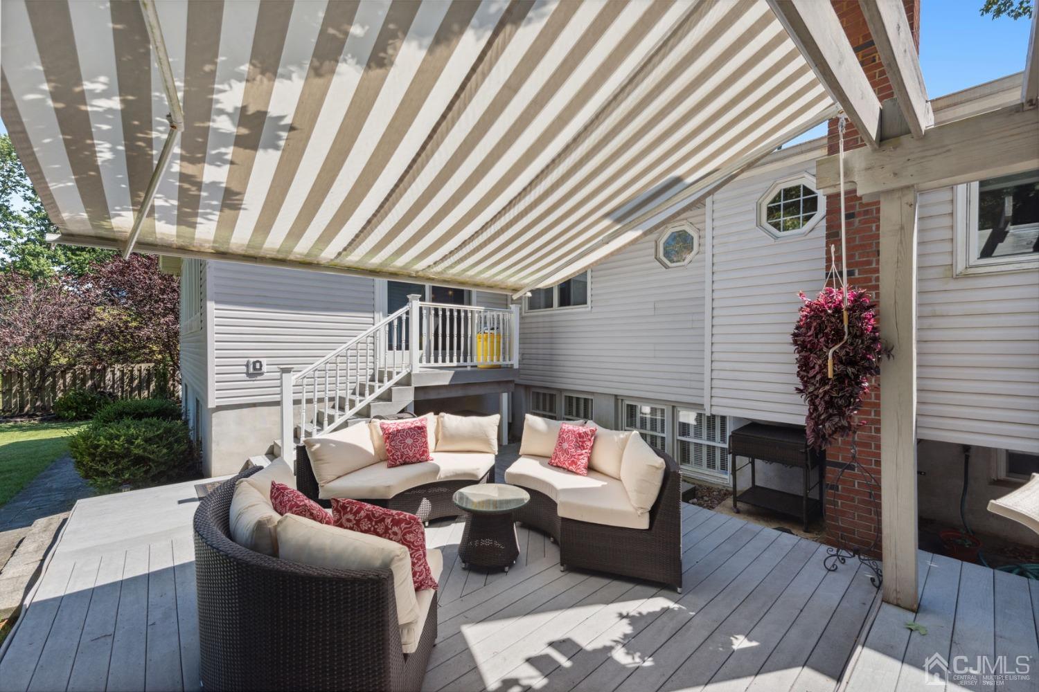 23 Kings Road East Brunswick, NJ 08816 - Photo 38 of 45 a outdoor living space with furniture and garden view