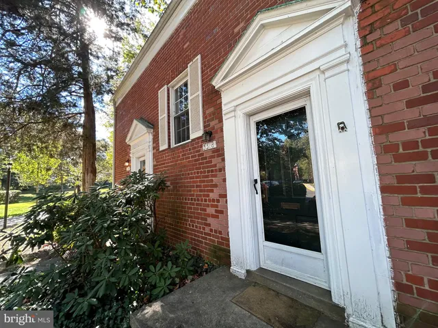a view of a door of the house