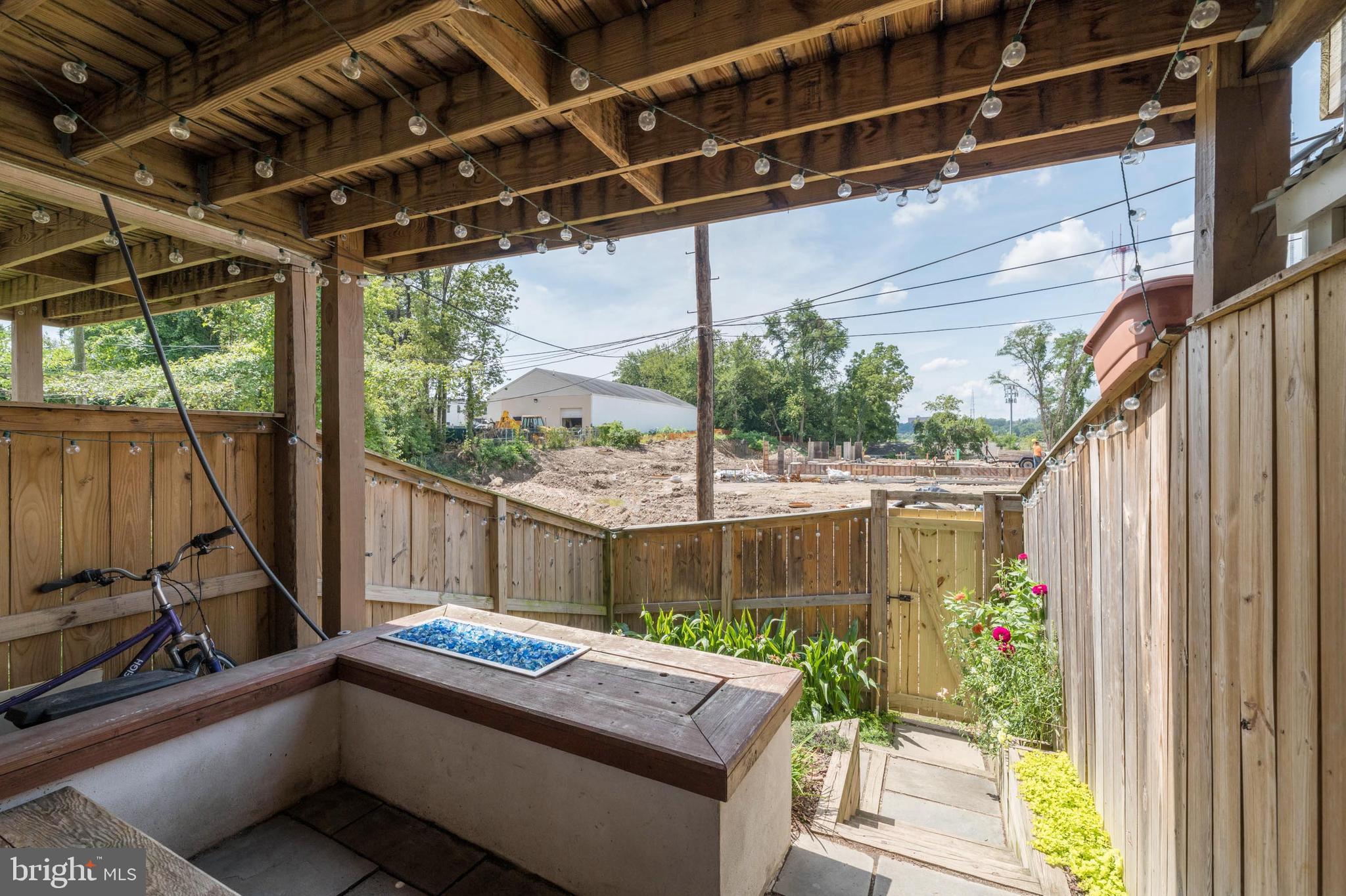 3860 Quarry Avenue Baltimore, MD 21211 - Photo 23 of 31 Bottom Patio off basement, Built-in Gas Fire Pit