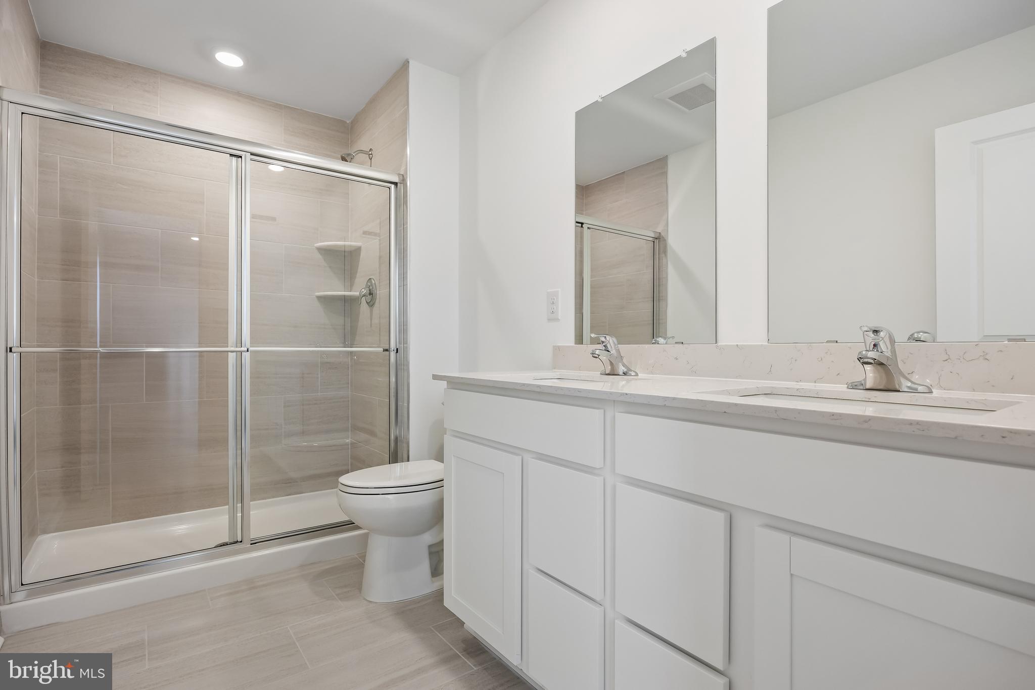 13 Inkwell Lane Sicklerville, NJ 08081 - Photo 22 of 37 a bathroom with a shower sink vanity and toilet