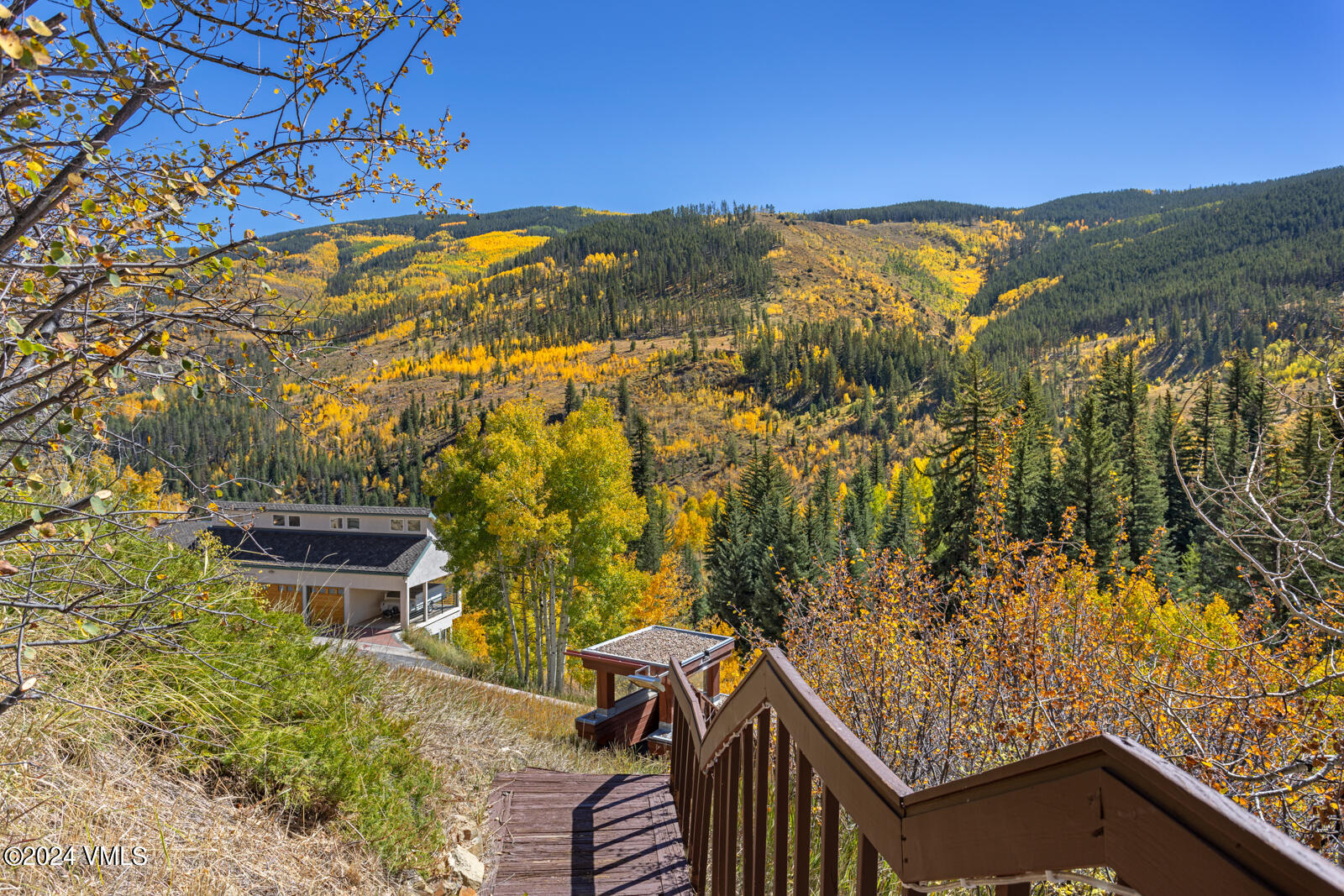 2701 Davos Trail Vail, CO 81657 - Photo 14 of 29 a view of a yard from a balcony