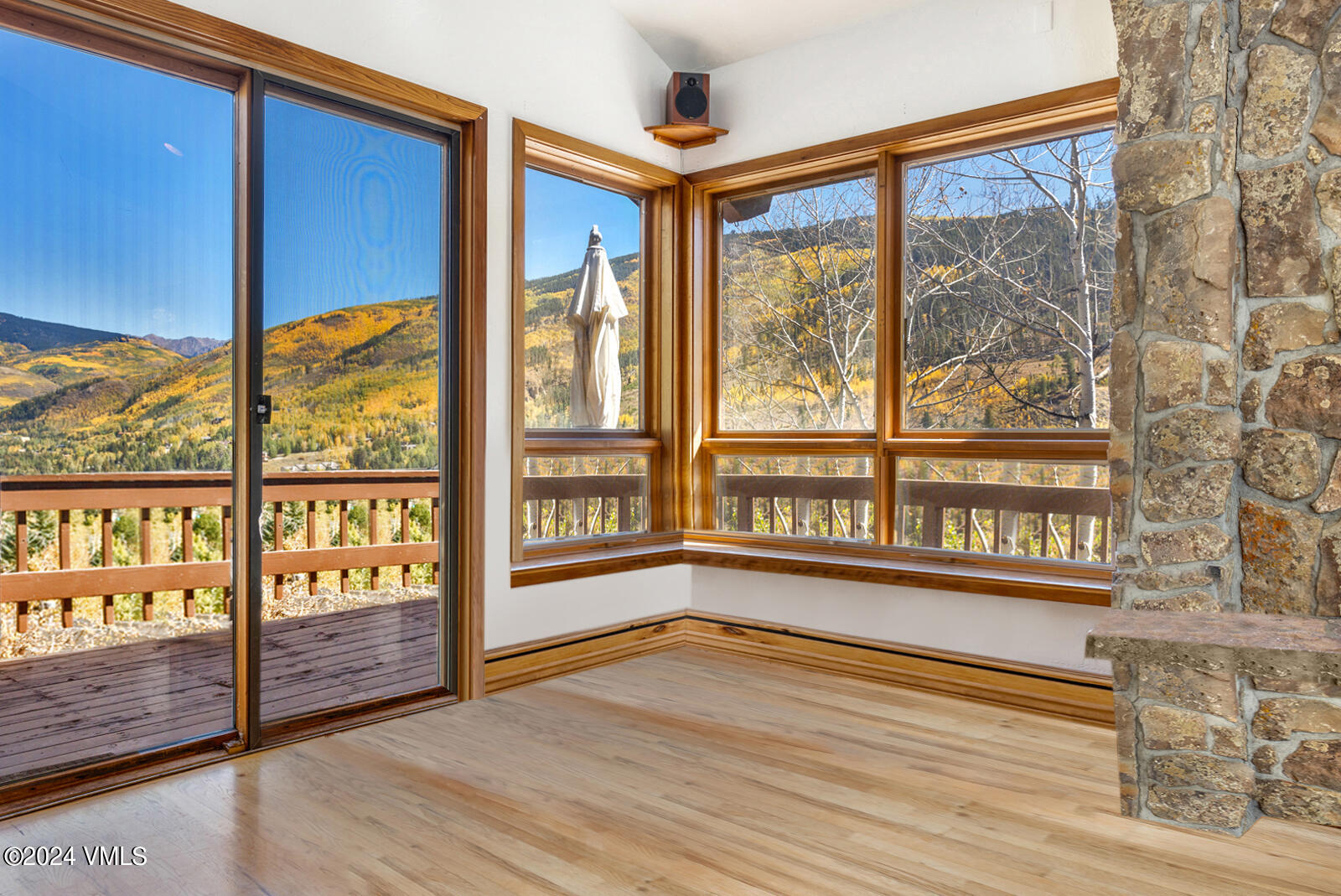 2701 Davos Trail Vail, CO 81657 - Photo 9 of 29 a view of a room with wooden floor and windows