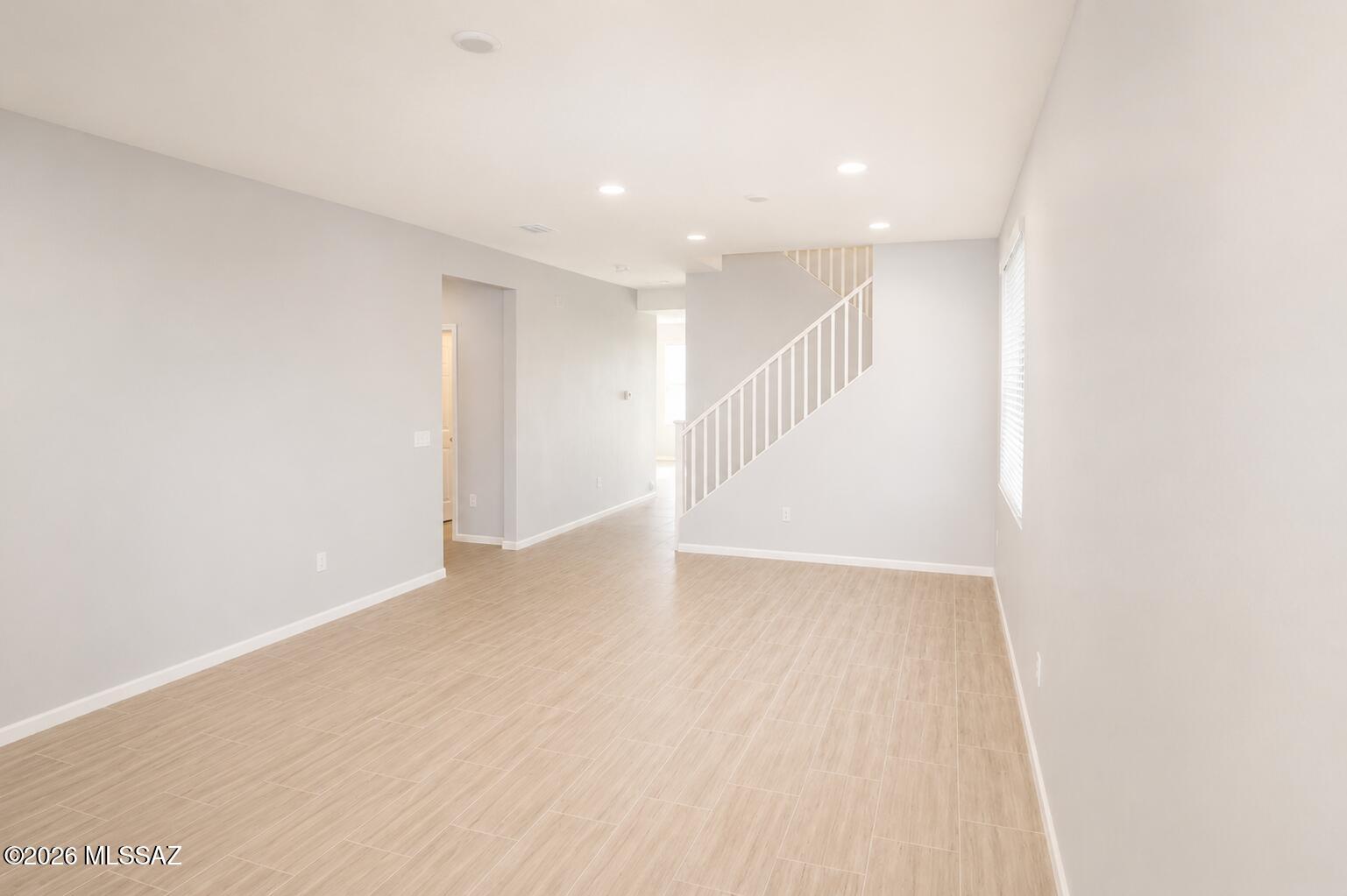 11484 East Desert Raptor Loop Tucson, AZ 85747 - Photo 14 of 28 a view of hallway with stairs