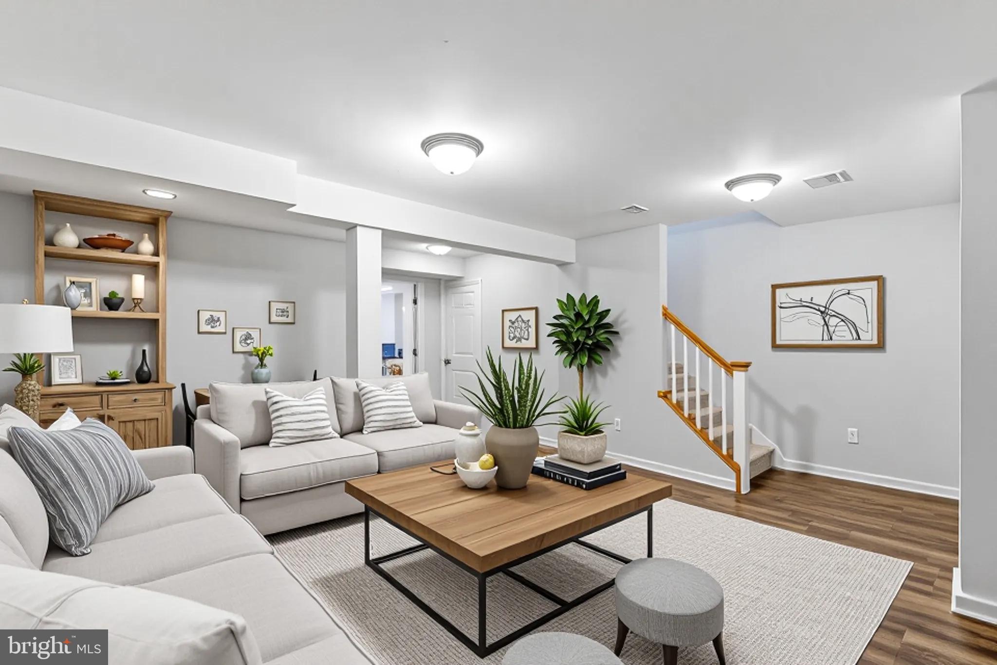 26222 Ocala Circle Chantilly, VA 20152 - Photo 52 of 74 Virtually Staged Lower Level Recreation Room