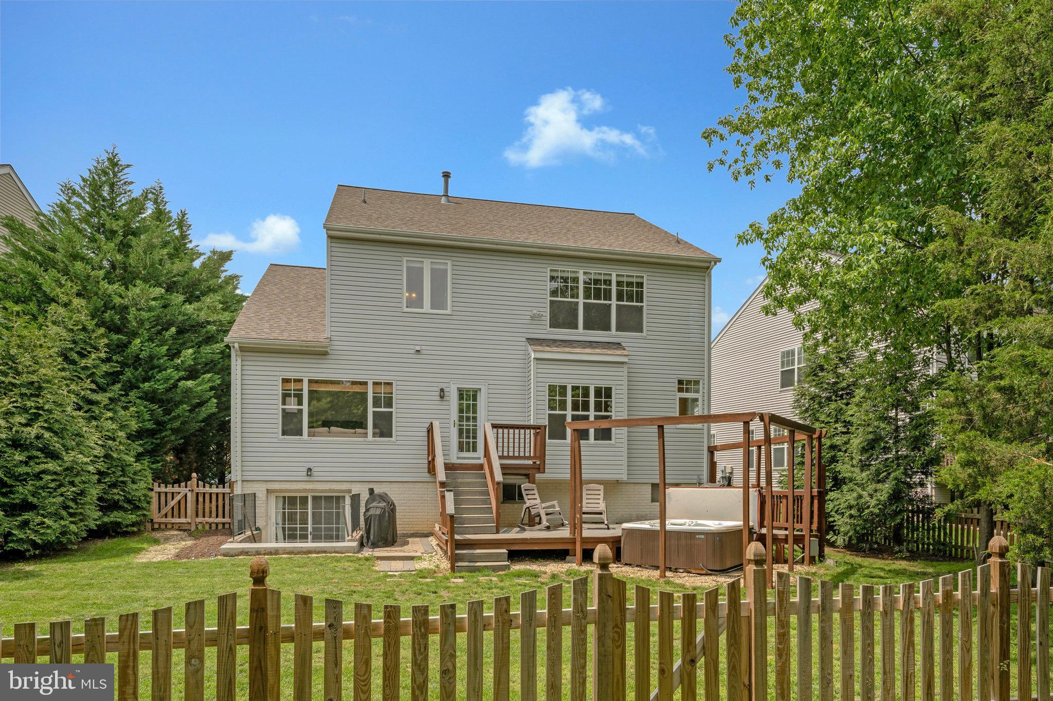 26222 Ocala Circle Chantilly, VA 20152 - Photo 71 of 74 View of backyard and fence with gate.
