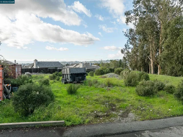 a view of a city with mountain