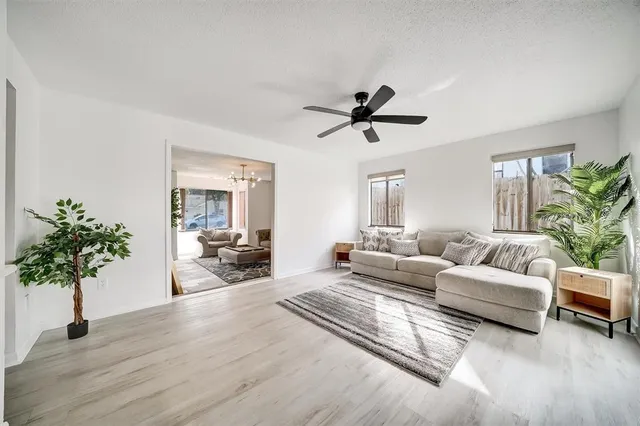 a view of a hallway with closet