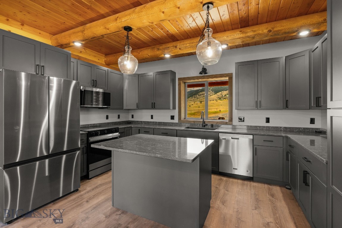 160 Wapiti Road Whitehall, MT 59759 - Photo 11 of 57 Modern stainless steel kitchen with spacious island