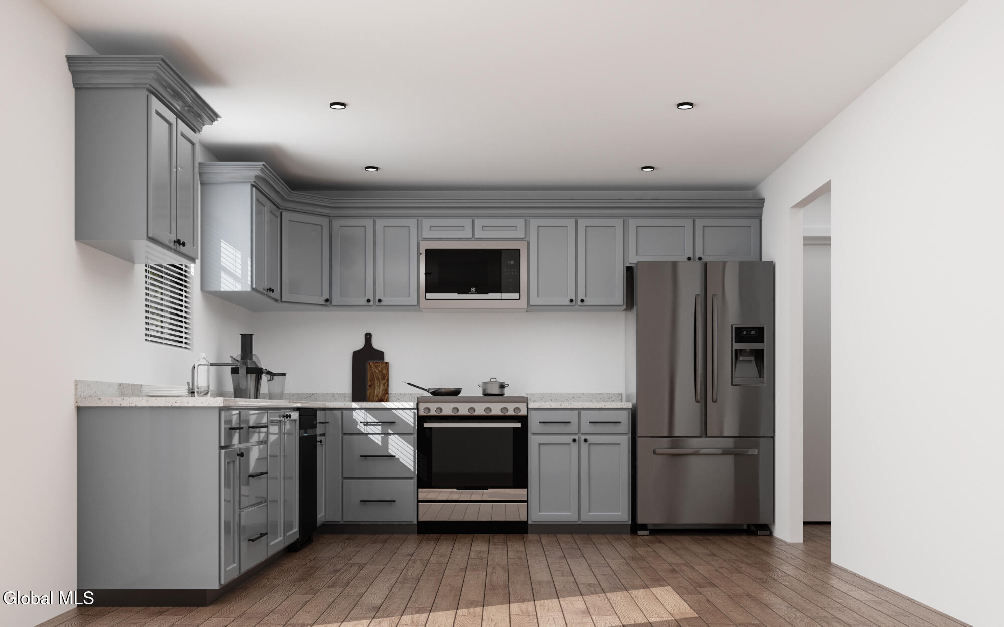 L7 Black Bear Path Corinth, NY 12822 - Photo 4 of 4 The Basin (1550 sf version) kitchen rend