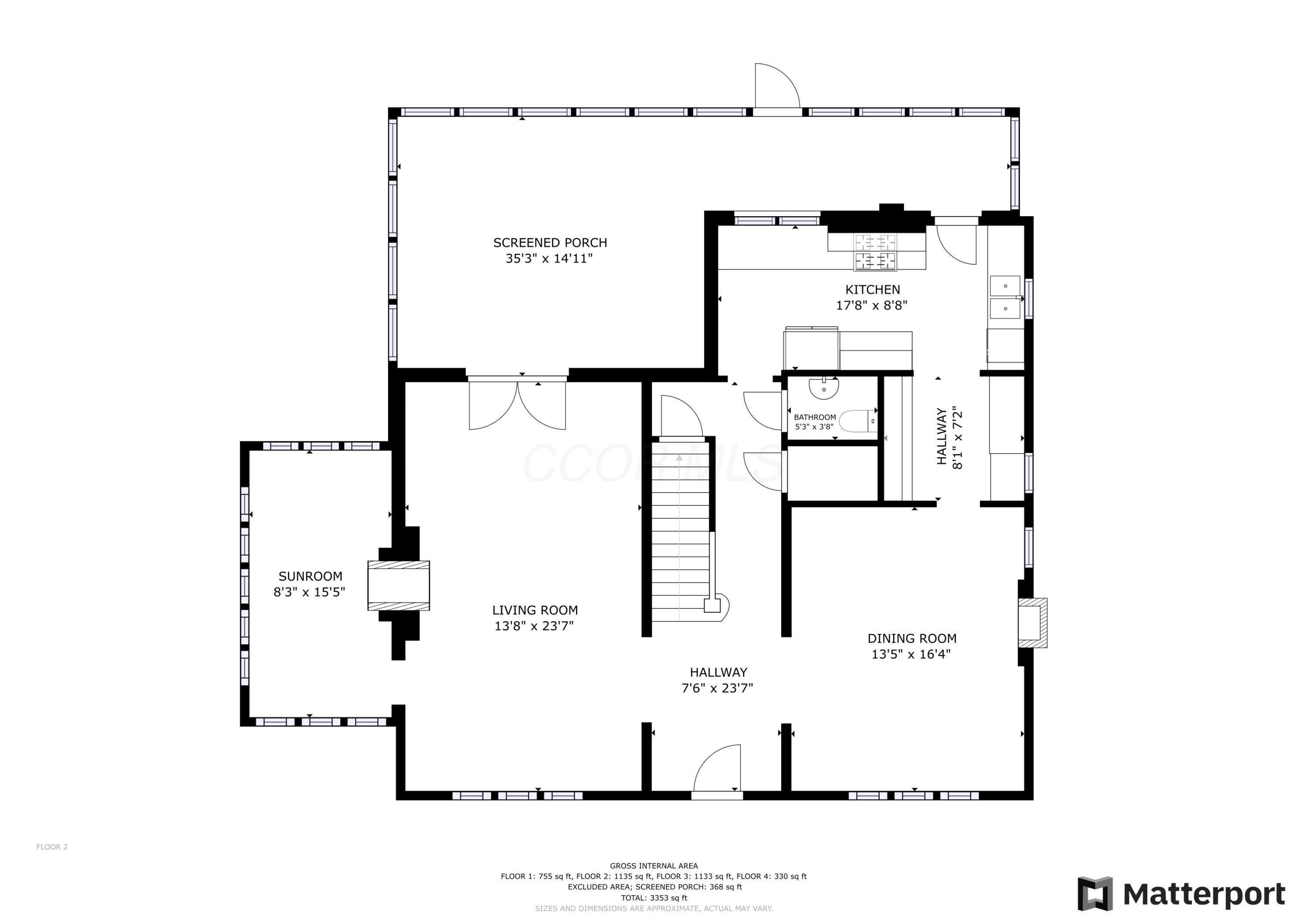 1960 Chelsea Road Columbus, OH 43212 - Photo 58 of 60 2nd Floor Floorplan