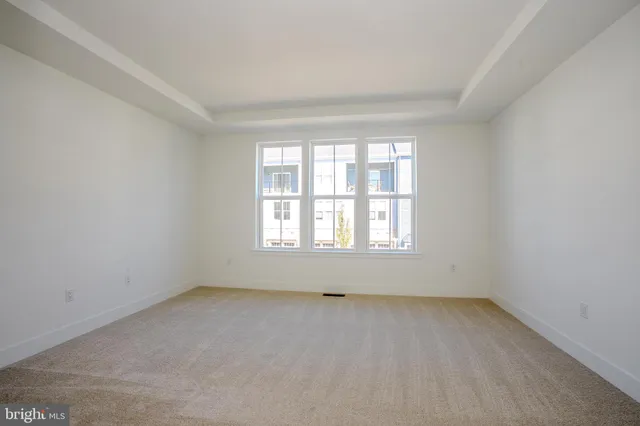 a view of small space with empty racks