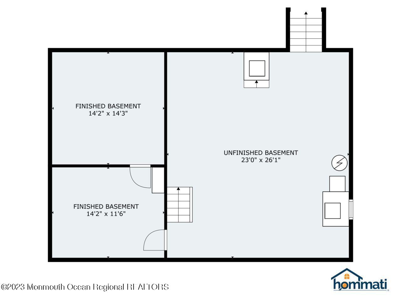 44 Korman Road Bayville, NJ 08721 - Photo 44 of 44 Basement floor plan