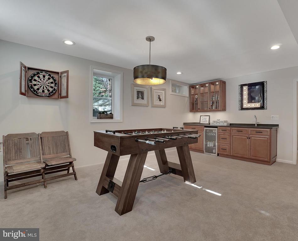 12101 Triple Crown Road Gaithersburg, MD 20878 - Photo 34 of 42 Finished Lower Level w/ Wet Bar