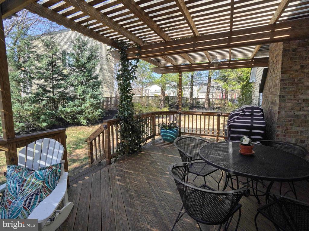 12101 Triple Crown Road Gaithersburg, MD 20878 - Photo 38 of 42 Spacious Deck w/ Pergola