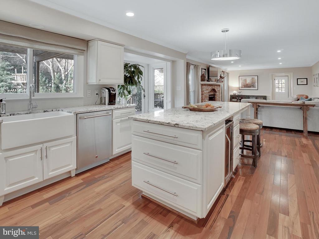 12101 Triple Crown Road Gaithersburg, MD 20878 - Photo 9 of 42 Open, Gourmet Kitchen w/ Island & Breakfast Bar
