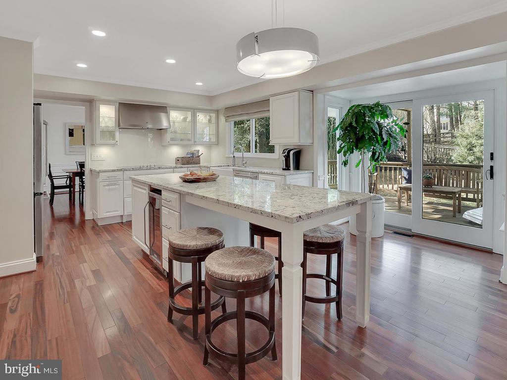 12101 Triple Crown Road Gaithersburg, MD 20878 - Photo 10 of 42 Open, Gourmet Kitchen w/ Island & Breakfast Bar