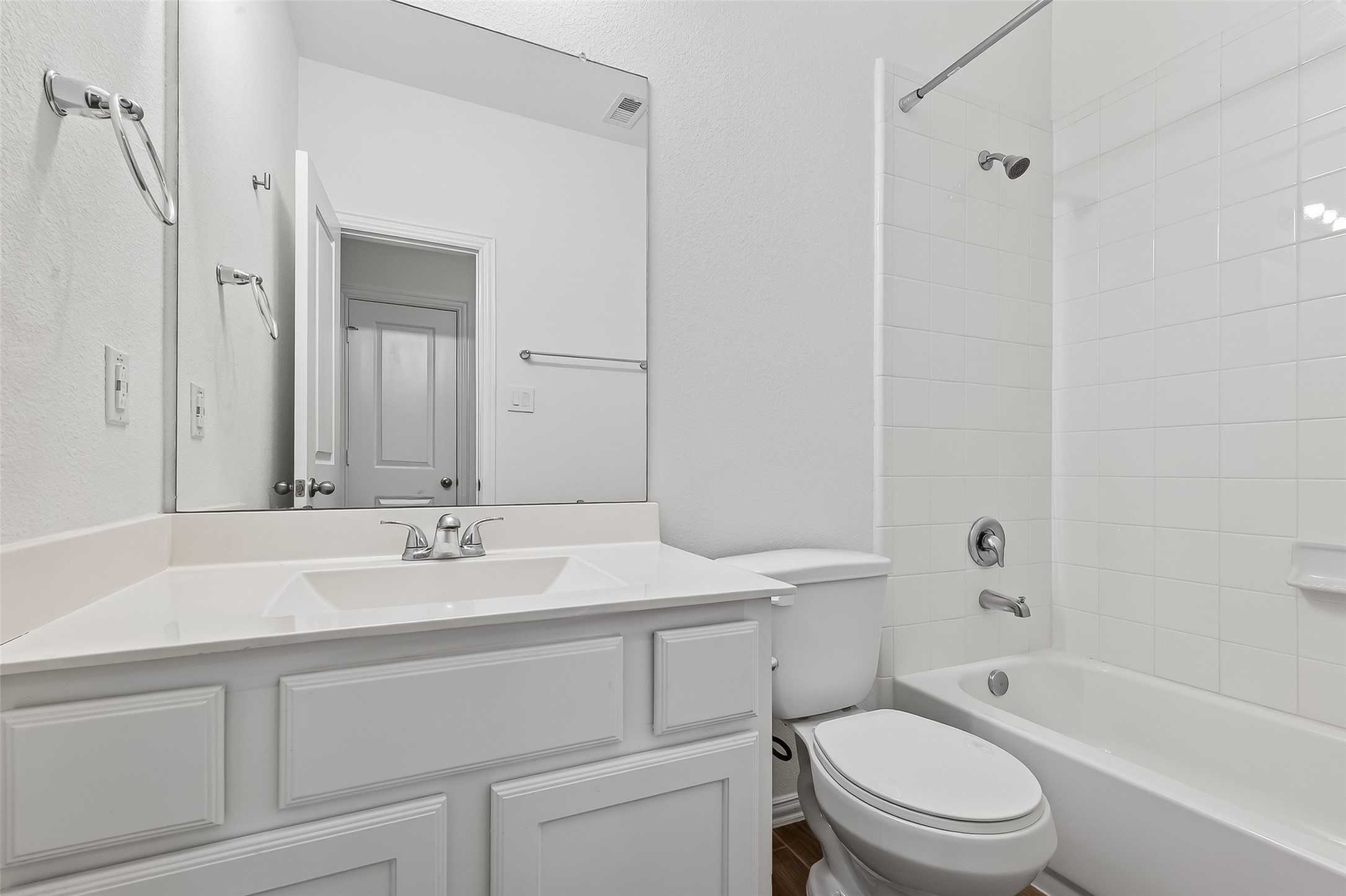 210 Emory Birch Montgomery, TX 77316 - Photo 34 of 48 a bathroom with a sink a toilet and shower