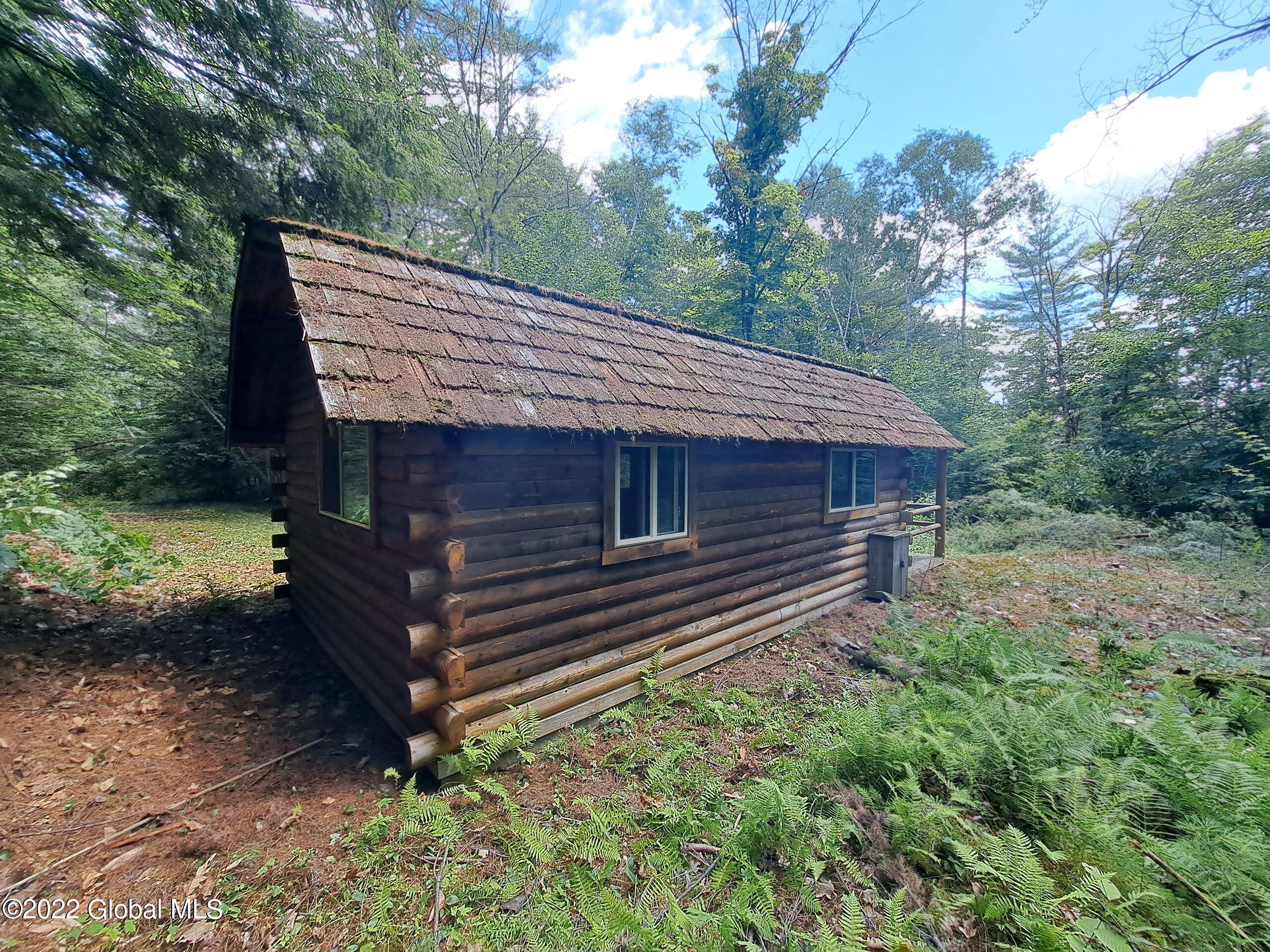 197 Min Allen Road Hadley, NY 12835 - Photo 6 of 73 06 NW Corner of Cabin