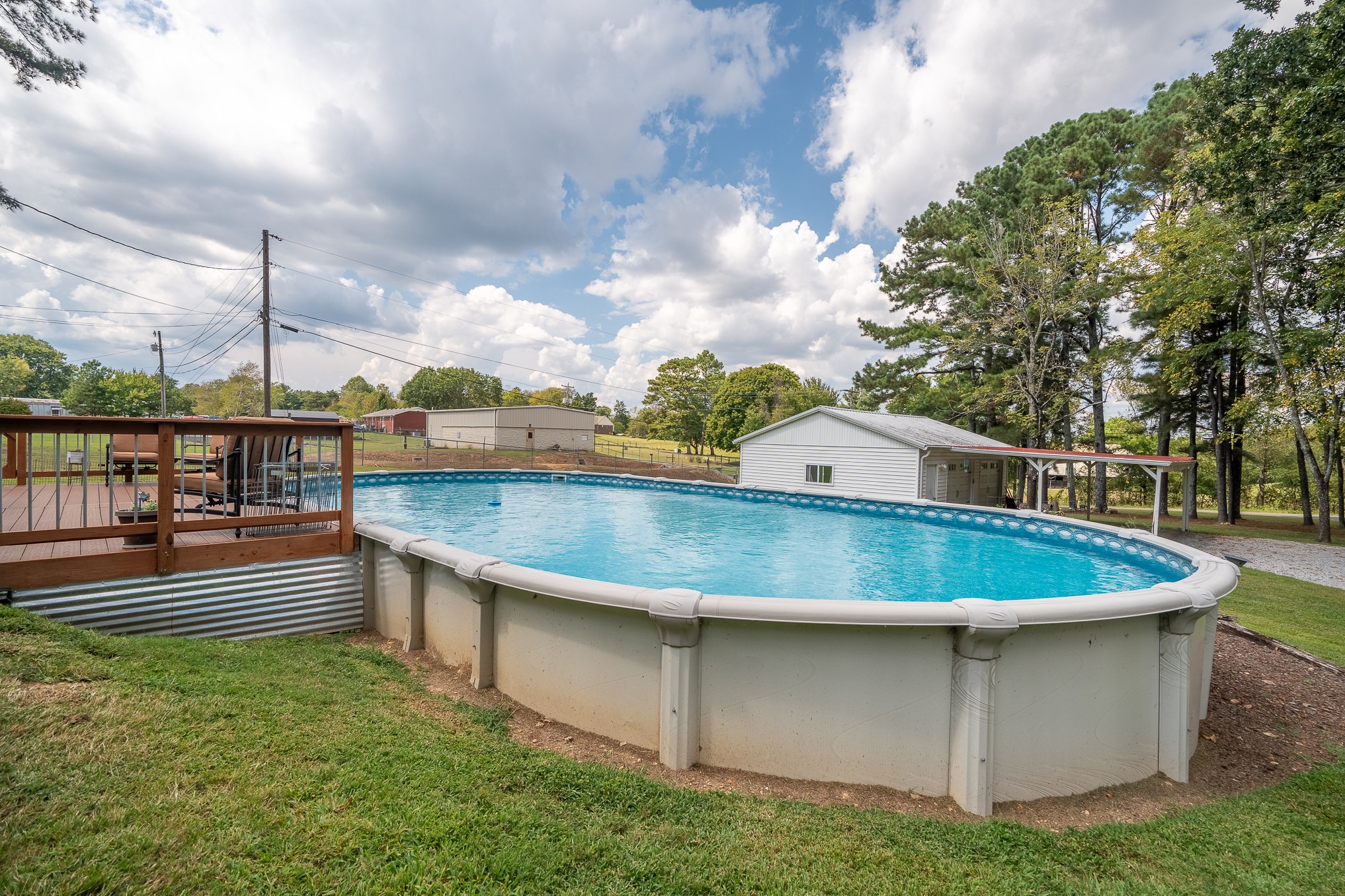 12 Horseshoe Bend Road Leoma, TN 38468 - Photo 15 of 51 a view of a swimming pool with a patio