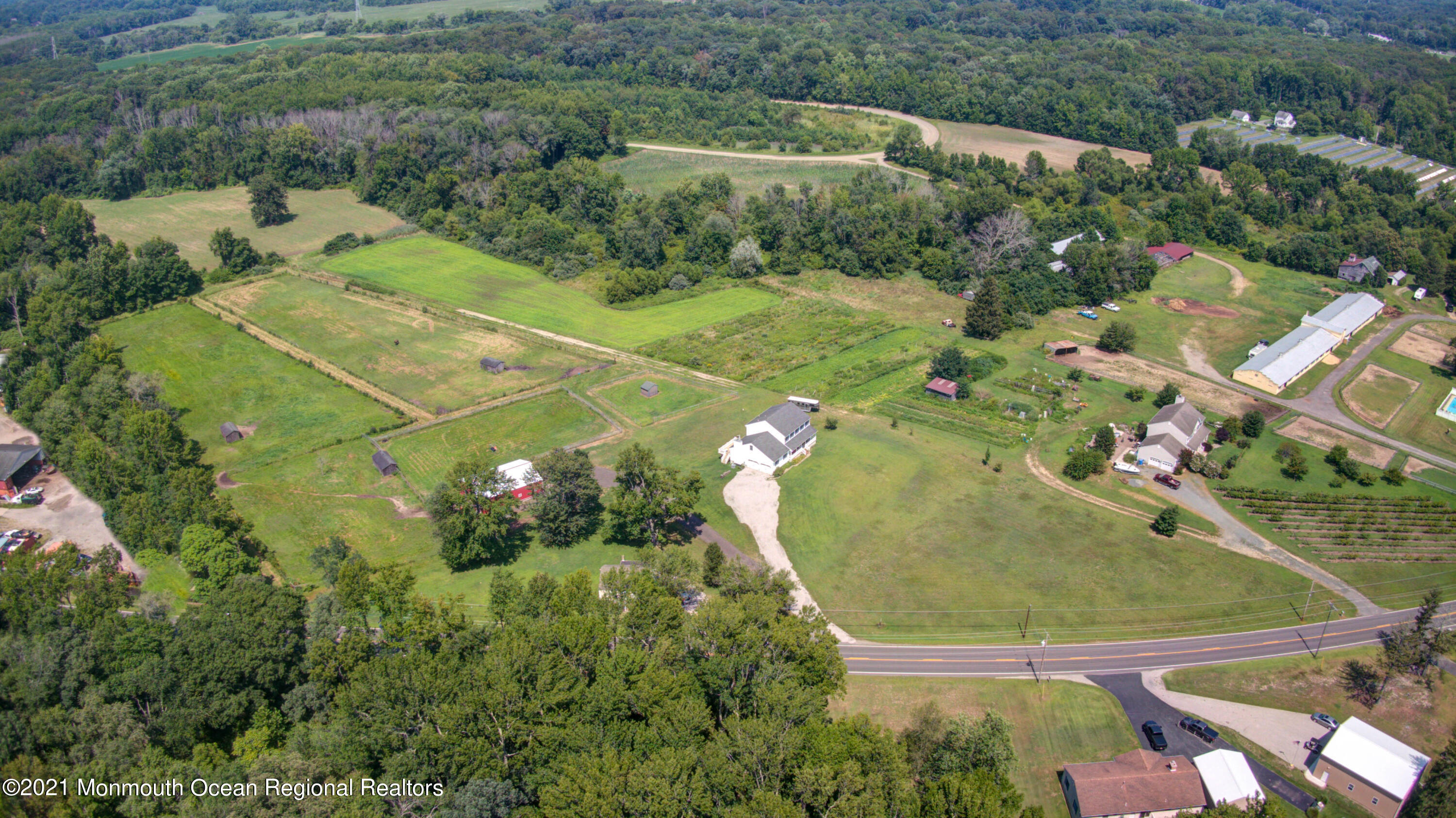 385 Jacobstown Cookstown Road Wrightstown, NJ 08562 - Photo 4 of 40 Drone (7 of 17)