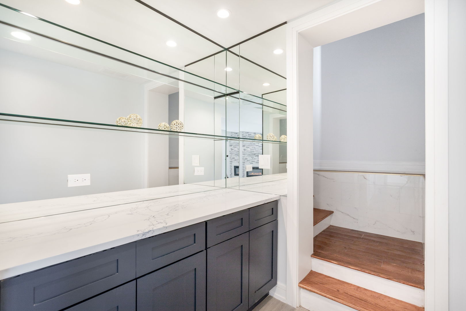 718 East 152nd Street Harvey, IL 60426 - Photo 14 of 33 a bathroom with a sink and a shower