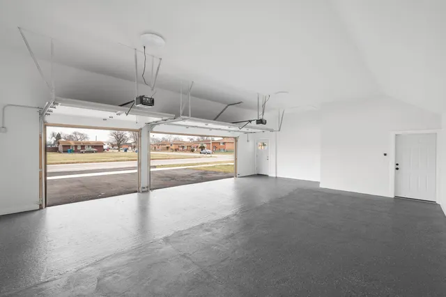 a view of a hallway with an empty room