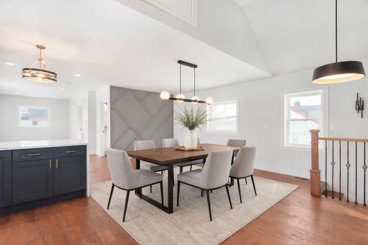 718 East 152nd Street Harvey, IL 60426 - Photo 8 of 33 a view of a dining room with furniture window and wooden floor