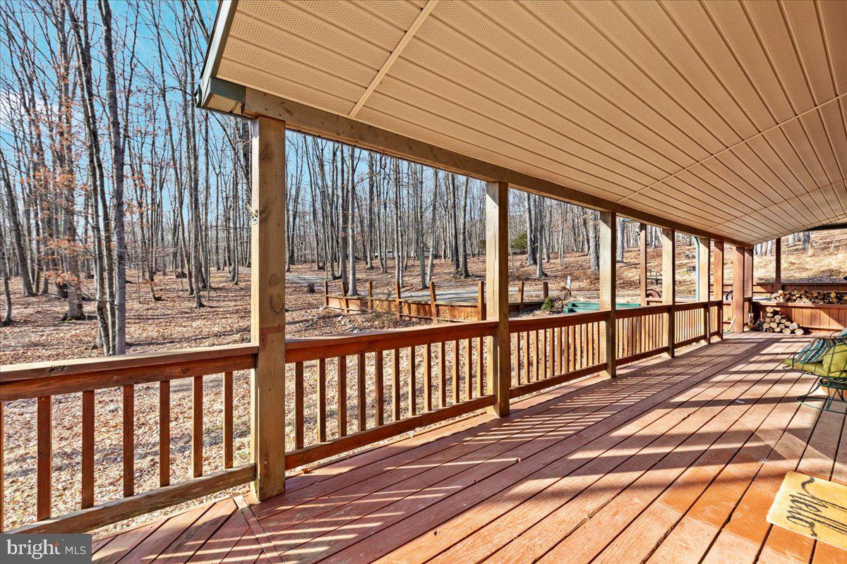 165 Buck Run Delray, WV 26714 - Photo 21 of 23 a view of a balcony with wooden floor