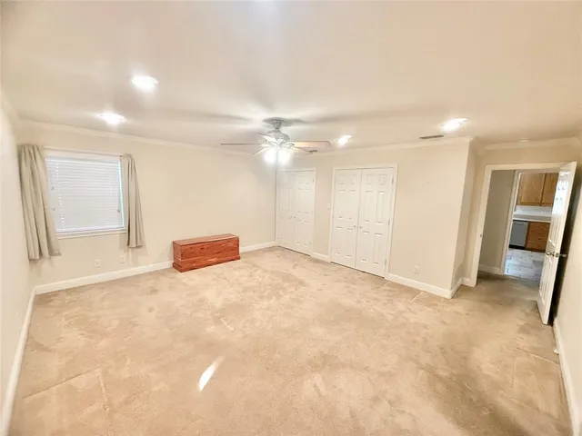 a view of a livingroom with a staircase