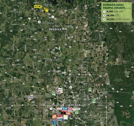 $1,300,000 | 18080 North US Highway 441, Reddick, FL 32686