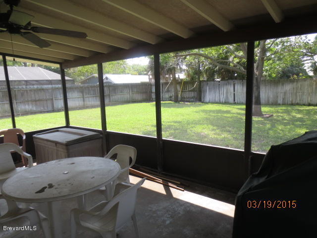 430 Rosedale Drive Satellite Beach, FL 32937 - Photo 12 of 18 Screened Porch