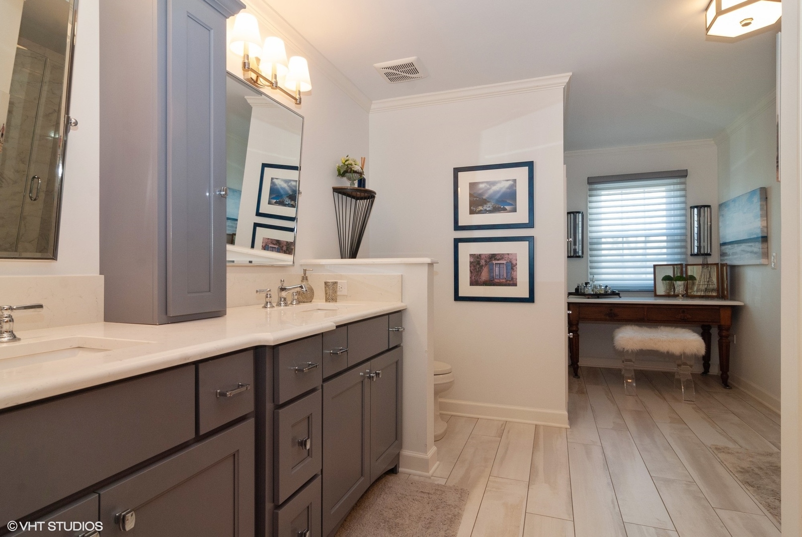 407 Hankes Road Sugar Grove, IL 60554 - Photo 14 of 40 a en suite bathroom with a sink double vanity and a mirror