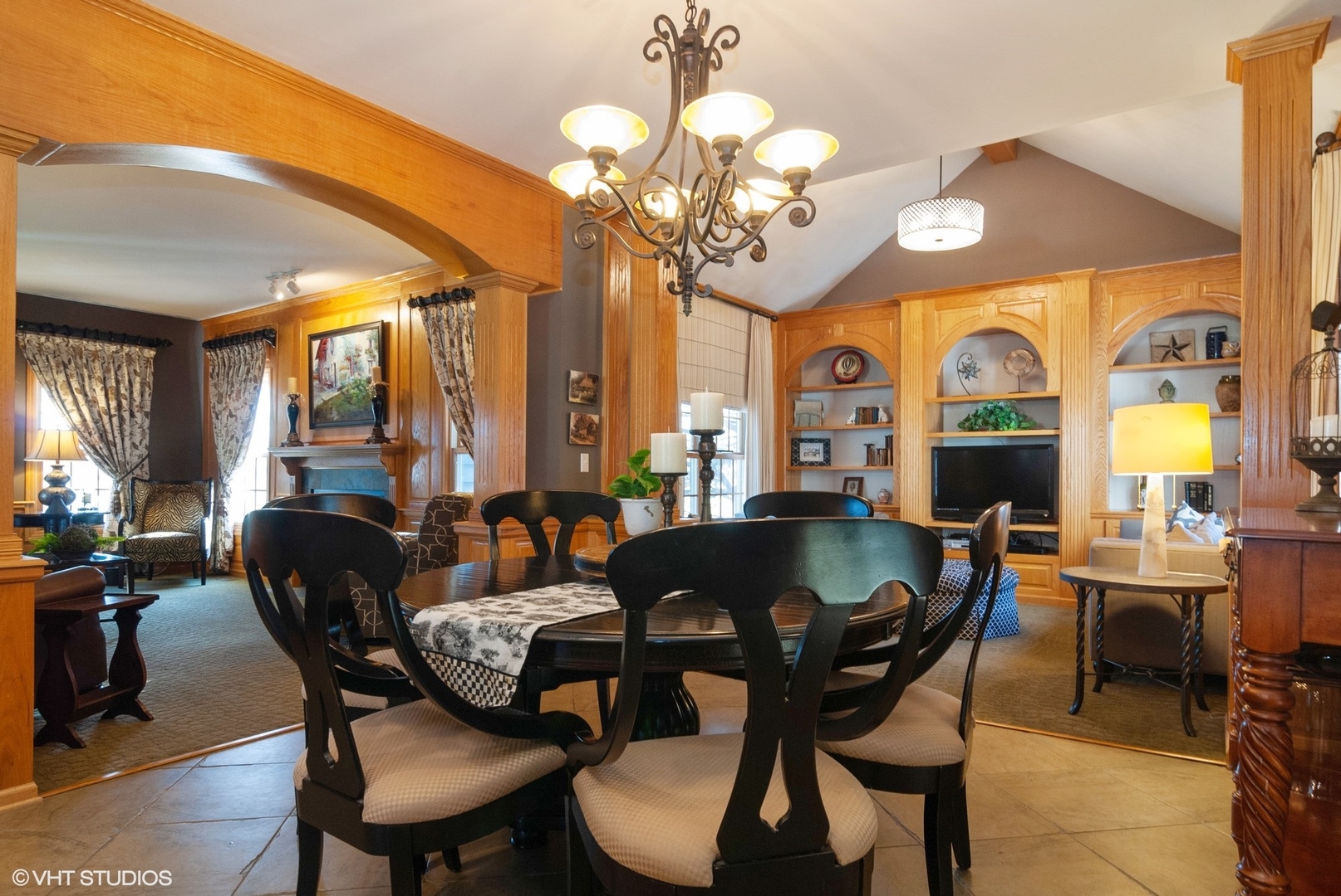 407 Hankes Road Sugar Grove, IL 60554 - Photo 5 of 40 a view of a dining room with furniture and a large window