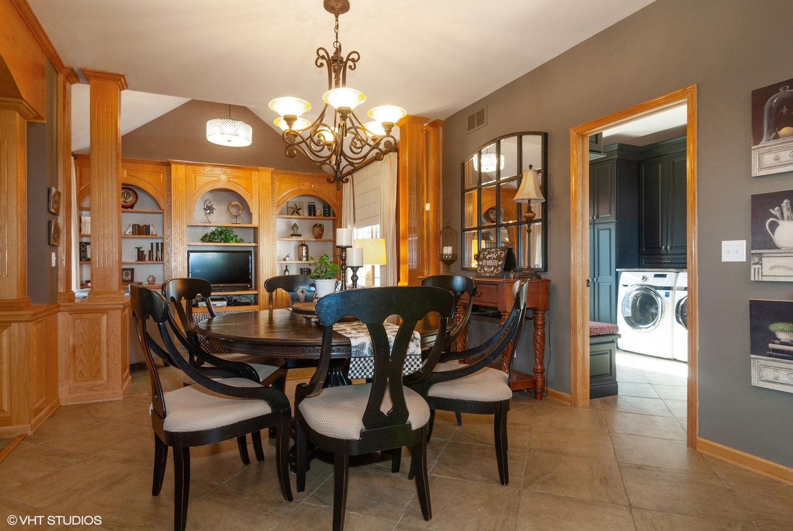 407 Hankes Road Sugar Grove, IL 60554 - Photo 6 of 40 a view of a dining room with furniture and chandelier