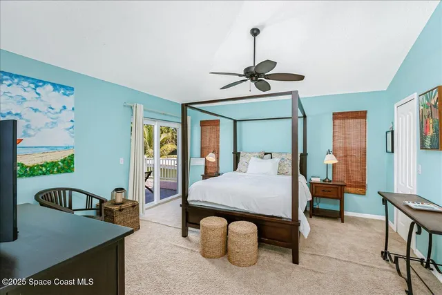 a workspace with furniture and rug