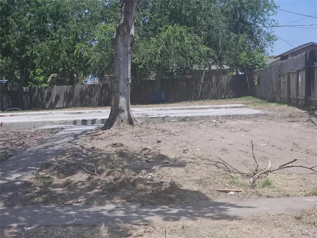 a backyard of a house
