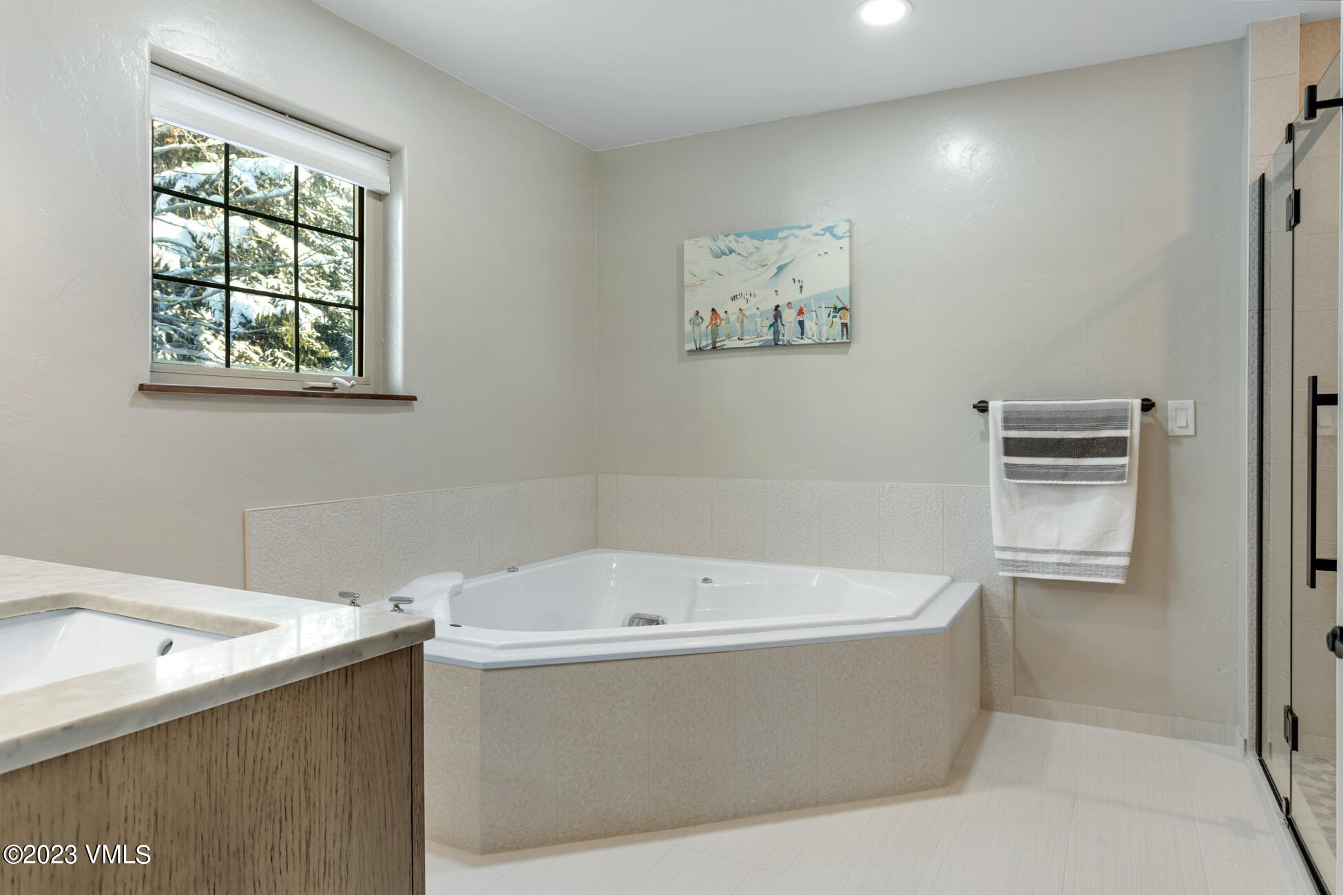 160 Nottingham Road, Unit 1 Avon, CO 81620 - Photo 18 of 28 a bathroom with a bathtub and a window