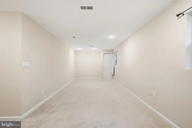 a view of an empty room