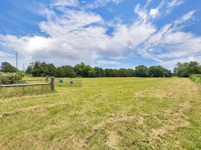 a view of an ocean from a yard