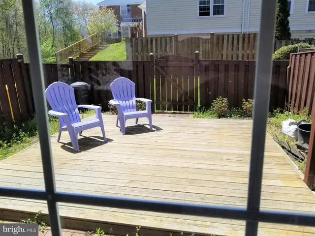 a view of outdoor space with seating area
