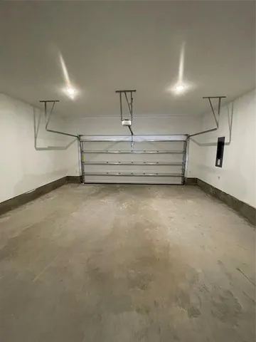 a view of a room with stairs