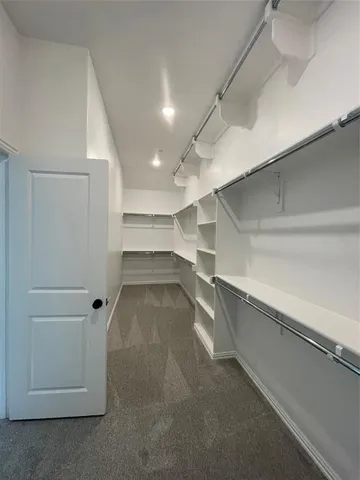 a view of a walk in closet