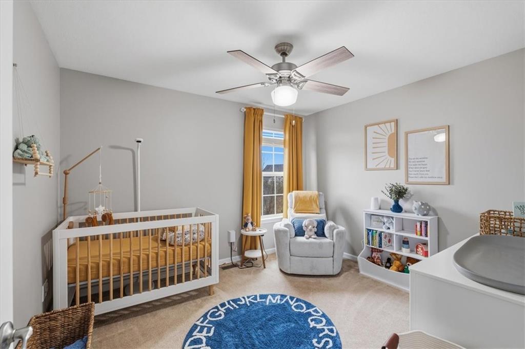 235 Long Ridge Drive Coraopolis, PA 15108 - Photo 21 of 36 a bedroom with furniture and a chandelier