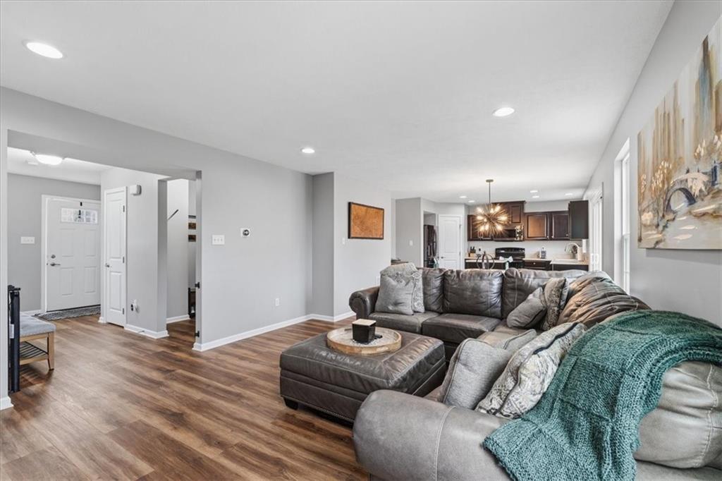 235 Long Ridge Drive Coraopolis, PA 15108 - Photo 8 of 36 a living room with furniture and a wooden floor