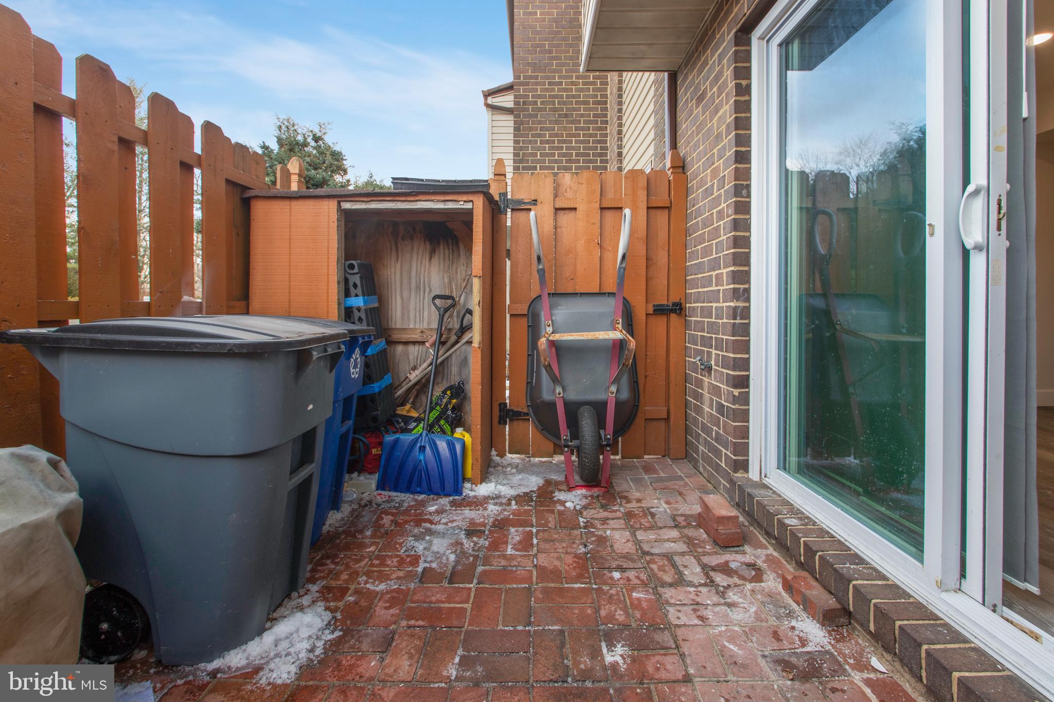8253 Vosges Road Baltimore, MD 21208 - Photo 66 of 67 Fenced In Front Of House Shed And Storage Area.